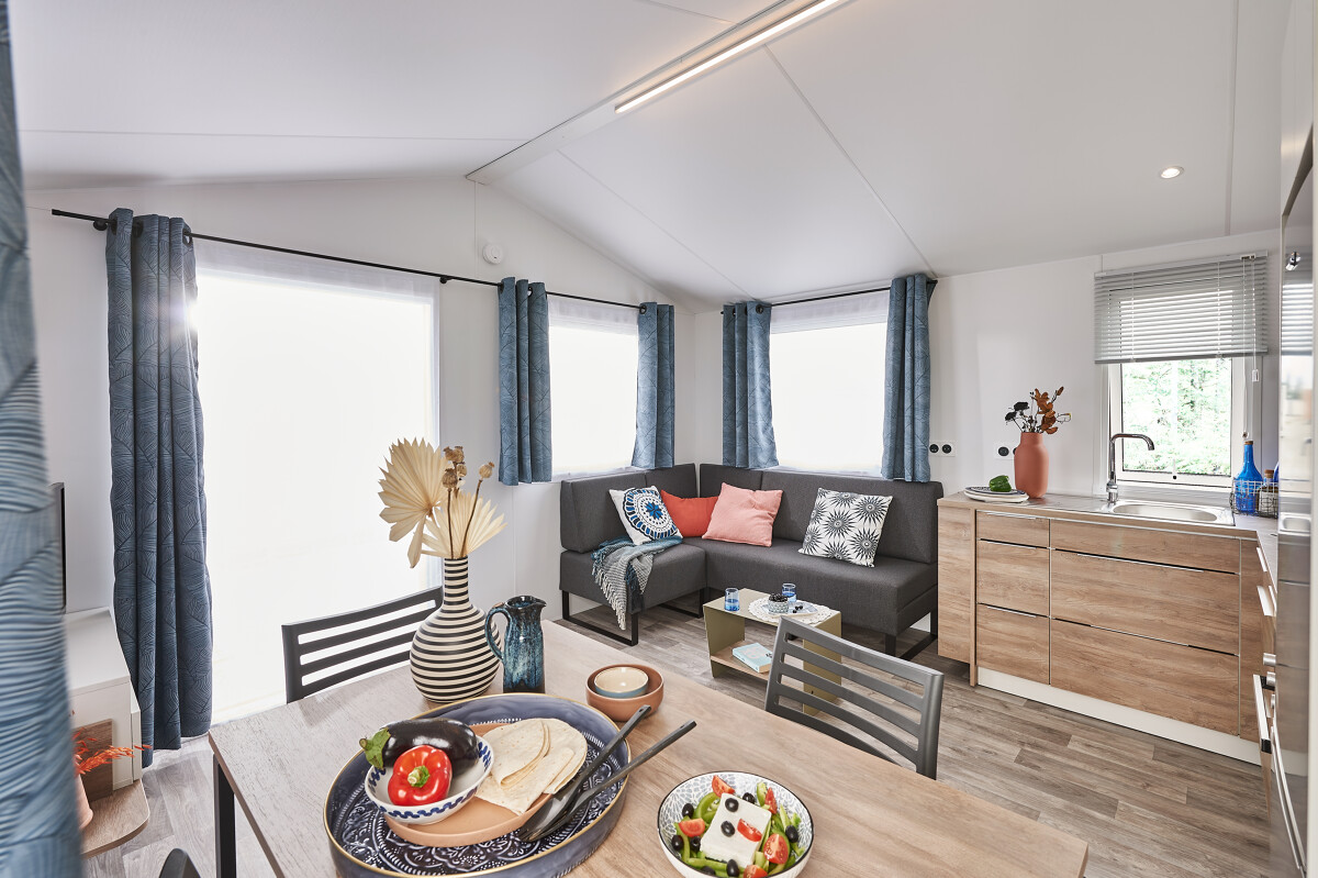 !! Nouveauté 2024 !! Mobil home 2 Chambres Luxe 4 personnes et 1 bébé (modele Lugano)