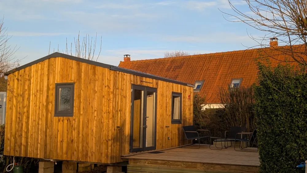 Location - Cabane Vintage 2 Chambres / Cuisine / Toilettes (Installée En 2025 !) - Camping Les Voiles des 2 Caps