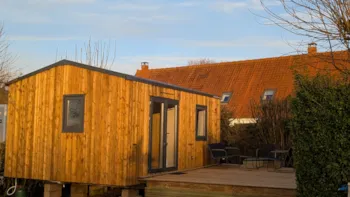 Location - Cabane Vintage 2 Chambres / Cuisine / Toilettes (Installée En 2025 !) - Camping Les Voiles des 2 Caps