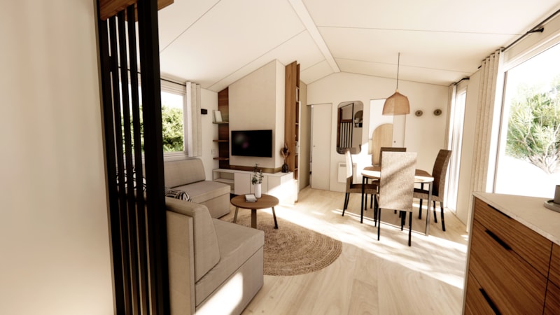 Luxus-Bungalow mit 3 Schlafzimmern „Le Santa-Féerique“ (2026)