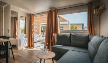 Mietunterkunft - Neuheit 2026 Bungalow Mit 2 Schlafzimmern Nest Life - Camping Les Voiles des 2 Caps