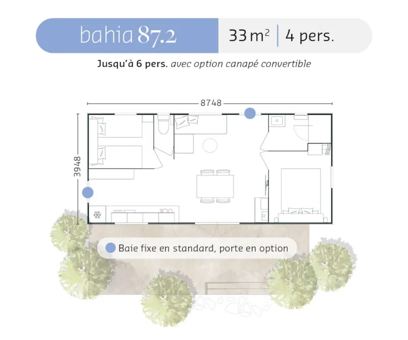 Bungalow Premium 2 Ch 4P Premium 2026