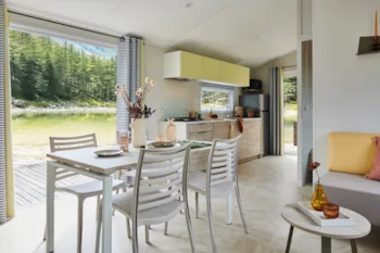 Mietunterkunft - Premium-Bungalow 2 Schlafzimmer 4 Personen Premium 2026 - Camping Les Voiles des 2 Caps