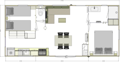 LUXURY Mobile Home 2 Bedrooms 4 people (2025)
