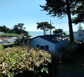 Location - Mobil-Home Confort Vue Mer - 1 Chambre - Camping Port Meleu