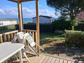 Location - Mobil-Home Confort Vue Mer - 2 Chambres - Camping Port Meleu