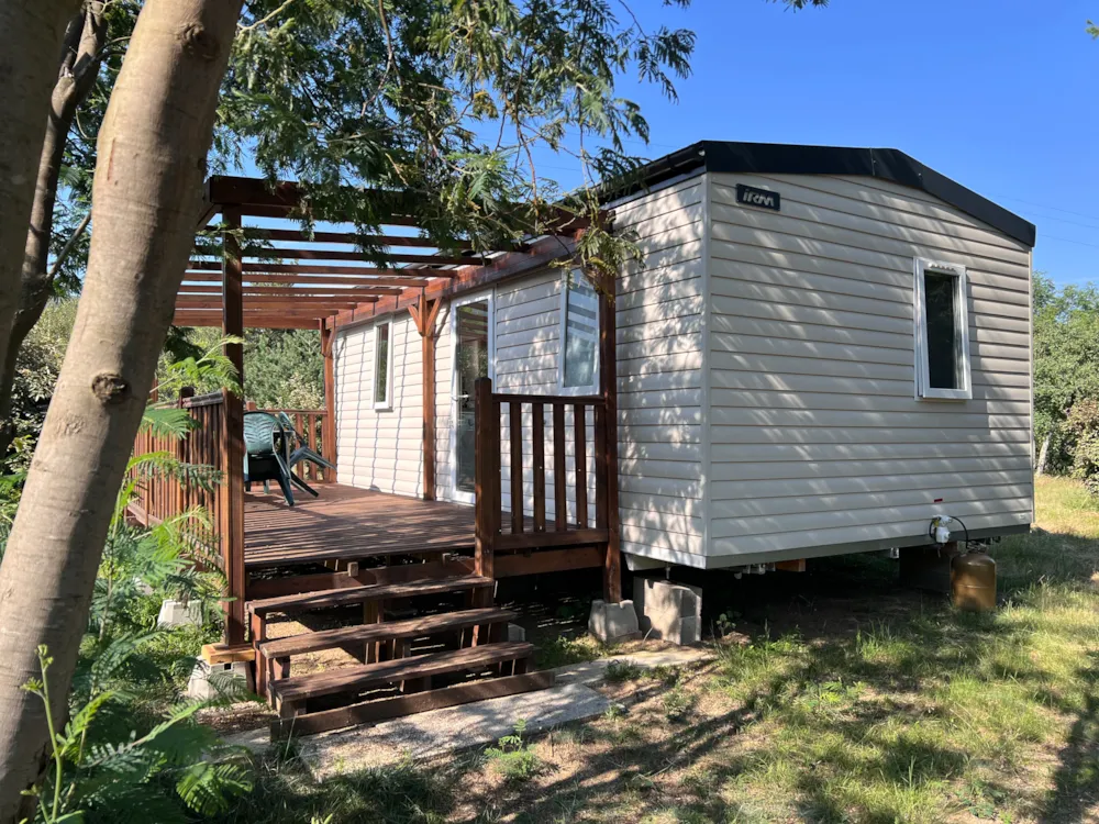 Mietunterkunft - Mobilheim Confort - Camping De La Lyre