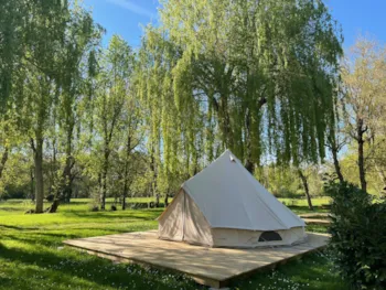 Location - Tente Sibley 500 Protech 19.6M² - Famille - Camping Les Saules De Cormery