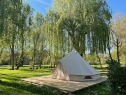 Accommodation - Tent Sibley 500 Protech 19.6M² - Family - Camping Les Saules De Cormery