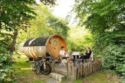 Accommodation - Sitelle - Barrel 9 M²- Unusual Accommodation - Camping Du Canal