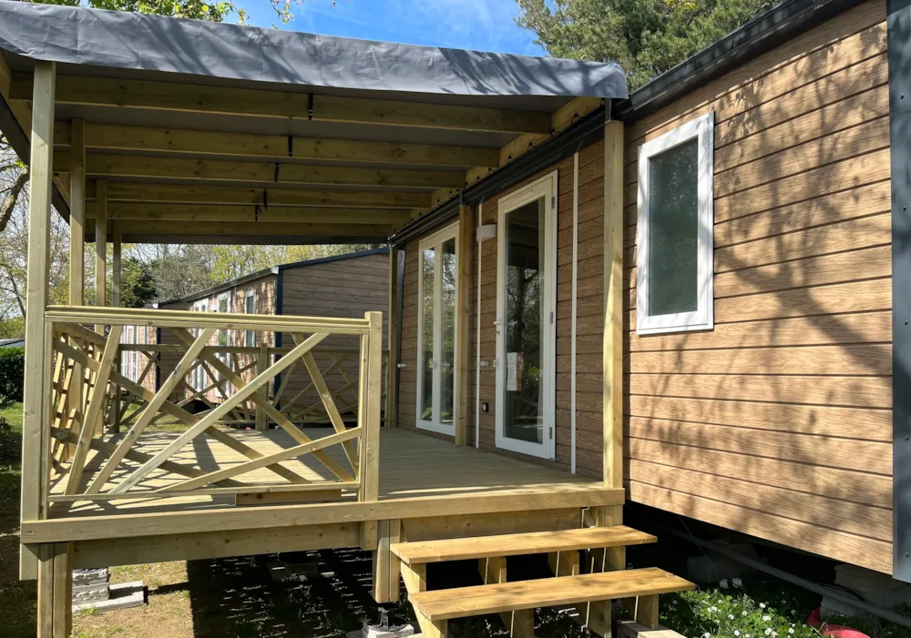 Location - Mobil-Home Confort Paracou - 2 Chambres - 26 M² - Camping Le Roc