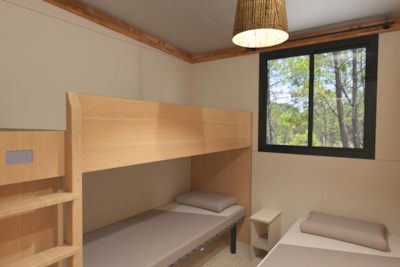 Eco Lodge - 25m² - 2 bedrooms - 12m² terrace - heater