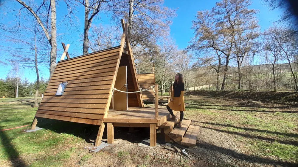 Mietunterkunft - Cabadienne 7,5M² - 1 Zimmer - Terrasse - Ohne Sanitäranlagen - - Camping de l'Eau Mère