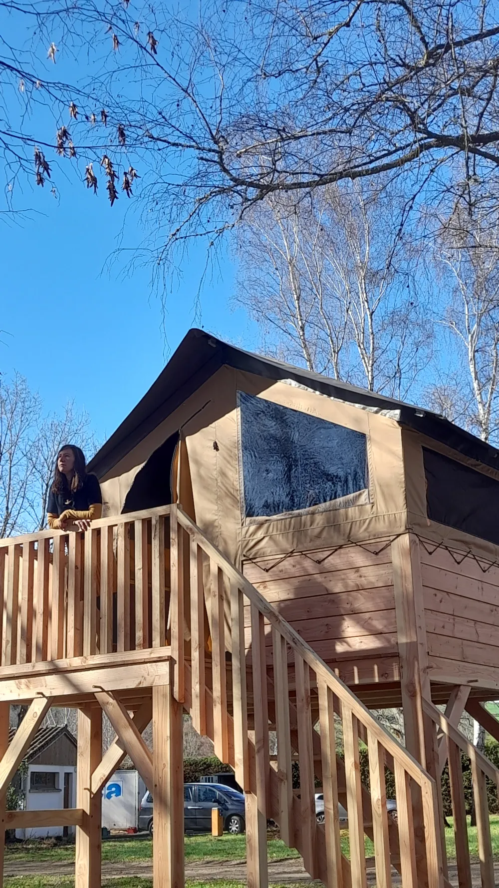 Mietunterkunft - Baroudeur 7,5M² - 1 Zimmer - Terrasse - Ohne Sanitäranlagen - - Camping de l'Eau Mère