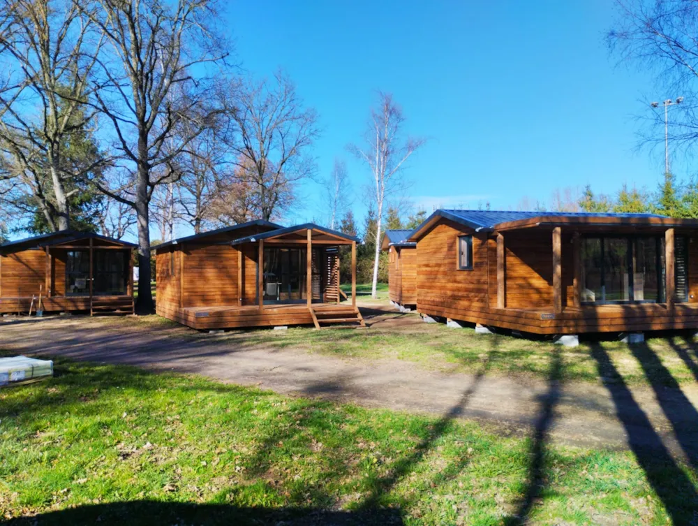 Mietunterkunft - Eco Lodge Ohne Heizung - 25M² - 2 Zimmer - Terrasse 12M² - - Camping de l'Eau Mère