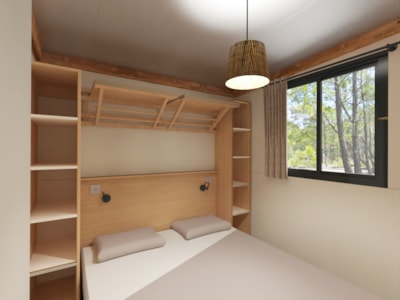 Eco Lodge - 25m² - 2 bedrooms - 12m² terrace - heater