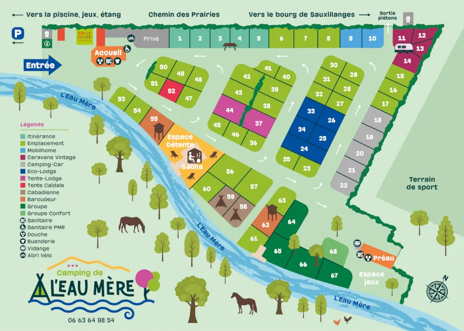 Camping de l'Eau Mère