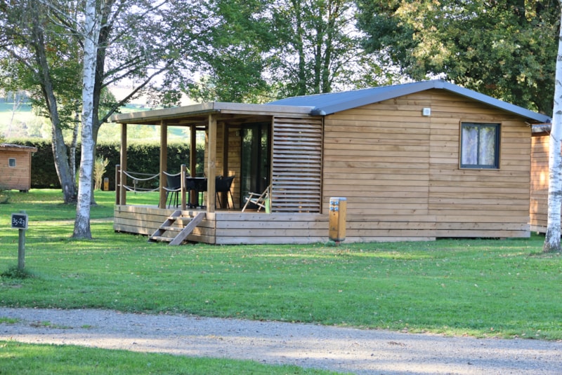 Large Eco Lodge 35m² - 3 Zimmer - Terrasse 17m² -