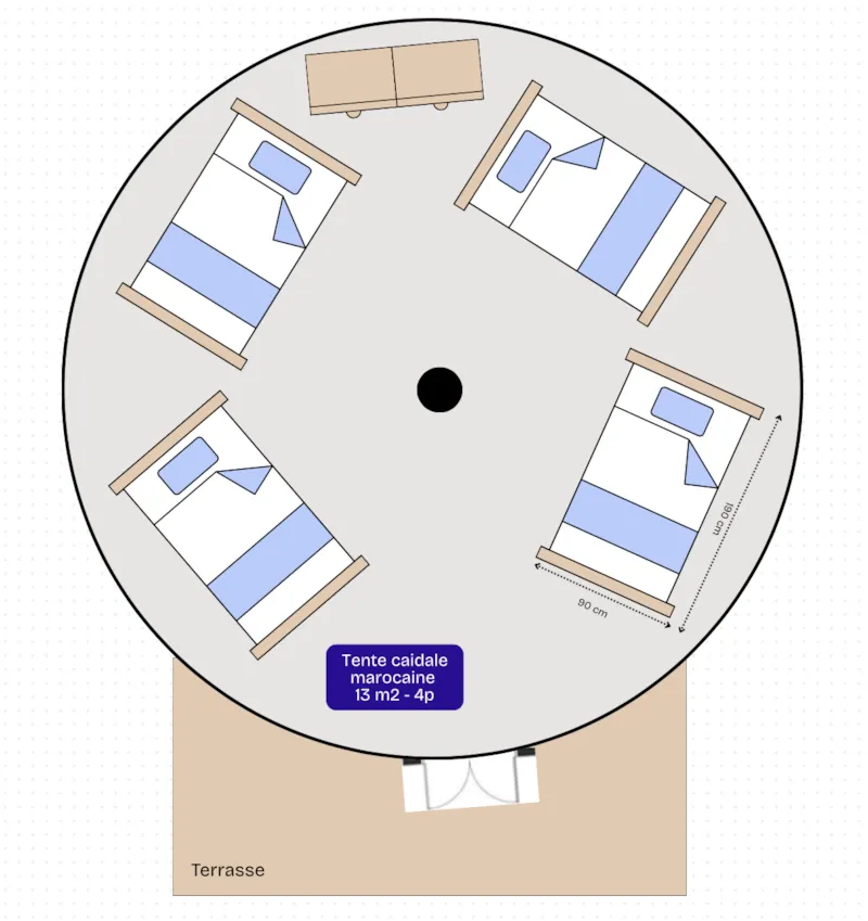 Tente Caïdale Marocaine -