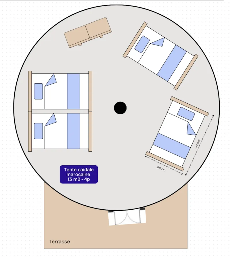 Tente Caïdale Marocaine -