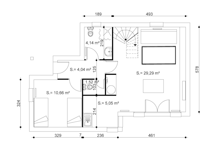 Gîte - 3 Chambres -