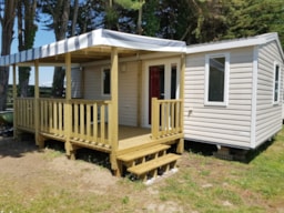 Mietunterkunft - Mobilheim Premium - 28M² - 2 Schlafzimmer - Camping Du Littoral
