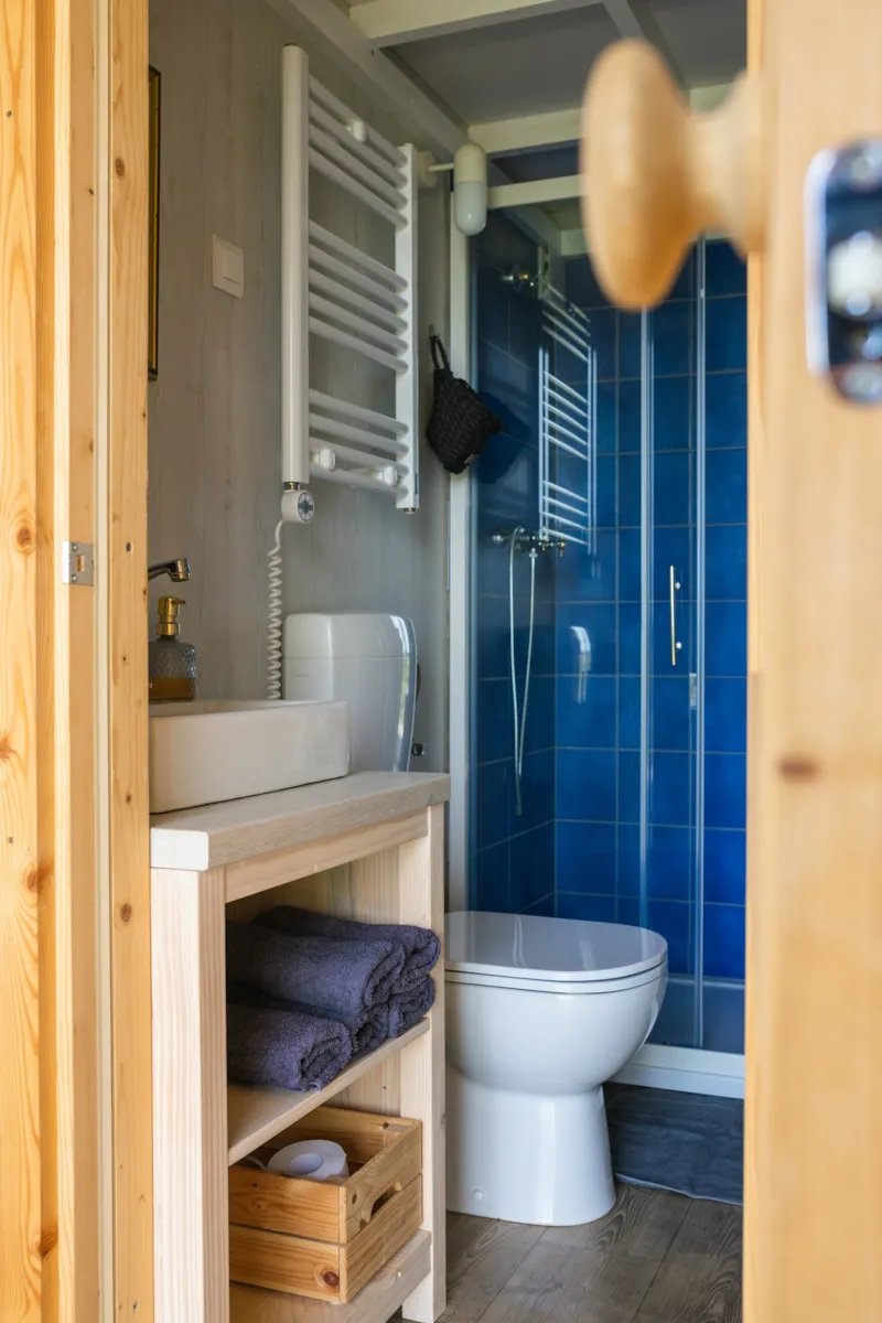 Tente Glamping Avec Salle De Bain, Amber 40 M2