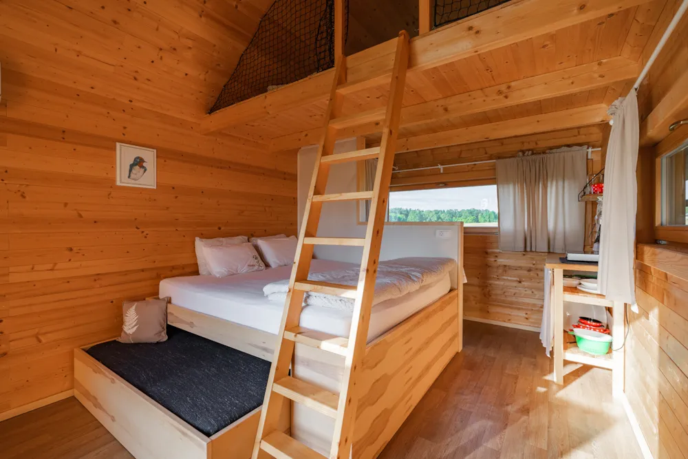 Location - Wooden House His, 22M² - Private Toilet, Sink & Outdoor Tub - Kolpa Resort glamping