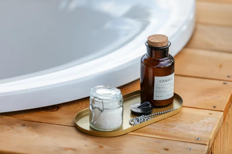 Tente Glamping, Toilettes Privées, Évier & Baignoire Extérieure 15M²