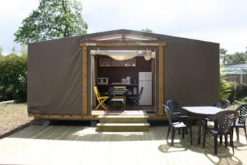 Mietunterkunft - Maori - 17M² - 2 Schlafzimmer - Camping Le Chenal