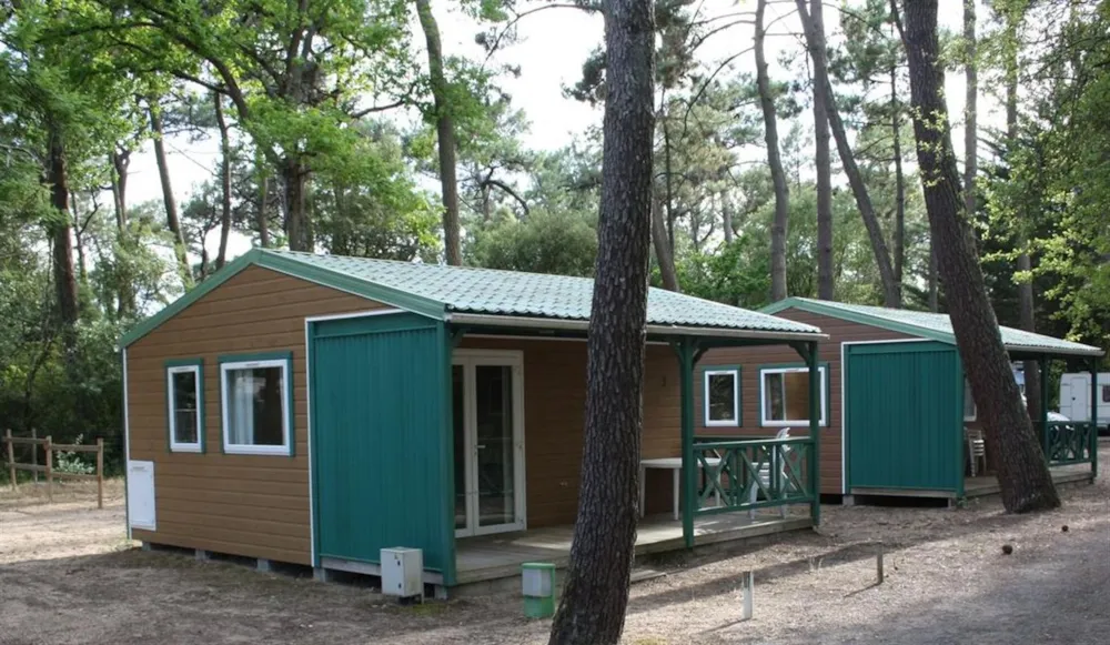 Location - Chalet - 17M² - 2 Chambres - Camping Le Chenal