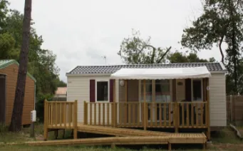 Location - Mobil Home Pmr - 2 Chambres - Camping Le Chenal