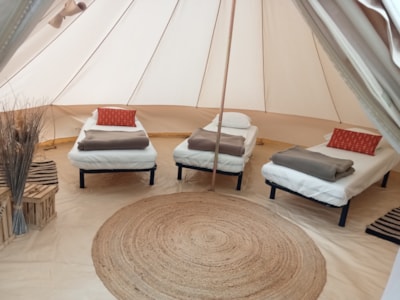 "Nomade" Tent - without toilet blocks - Without kitchen - Electricity fees not included