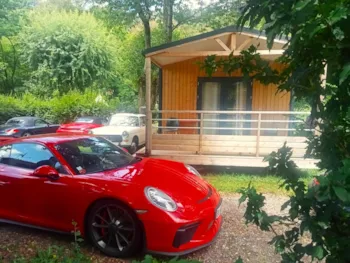 Location - Cottage Bois - 19 M² - 1 Chambre - Camping Vert Lavande