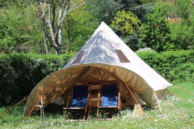 "Nomade" Tent - without toilet blocks - Without kitchen - Electricity fees not included