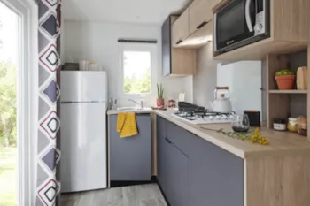 Location - Cottage Bois - 19 M² - 1 Chambre - Camping Vert Lavande