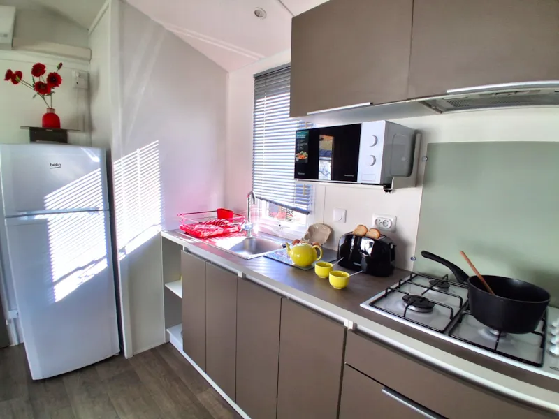 Mobil Home Confort - 30M² - 2 Chambres - Climatisé