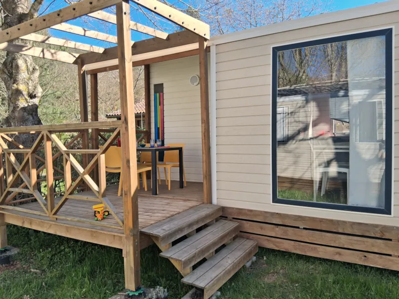 Mobil Home Confort - 30M² - 2 Chambres - Climatisé