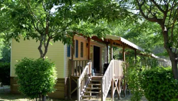 Mietunterkunft - Klimatisiertes Mobilheim - 28M² - 2 Zimmer - Camping de PEYROCHE