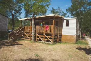 Locatif - Mobil Home Climatisé - 34m² - 3 chambres - Camping de PEYROCHE