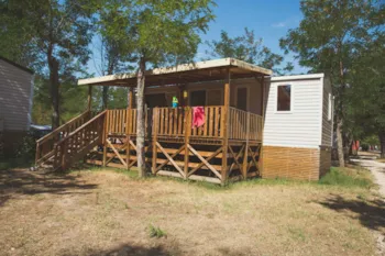 Mietunterkunft - Klimatisiertes Mobilheim - 34M² - 3 Zimmer - Camping de PEYROCHE