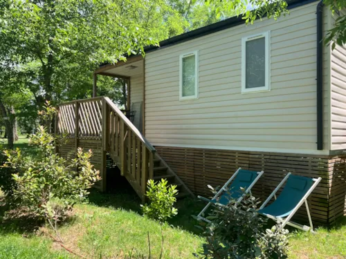 Location - Mobil Home Climatisé - 23M² - 2 Chambres . - image n°3 - Camping de PEYROCHE