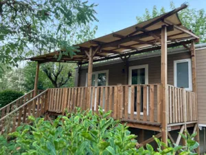 Locatif - Mobil Home Climatisé - 28m² - 2 chambres - Camping de PEYROCHE