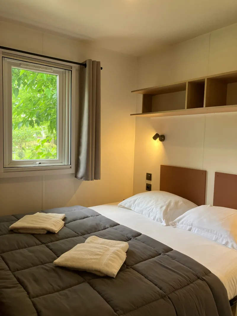 Mobil Home Climatisé - 28M² - 2 Chambres