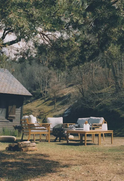 Mountain Hut Campfire