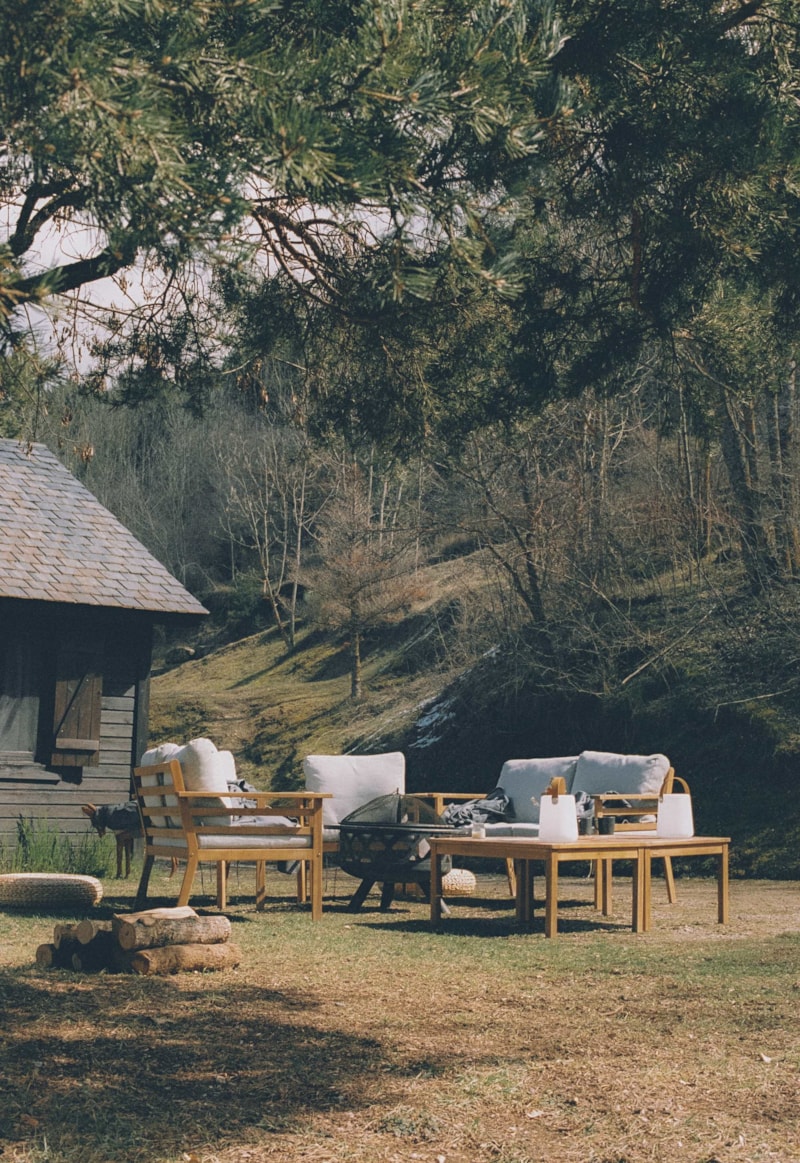 Mountain Hut Campfire