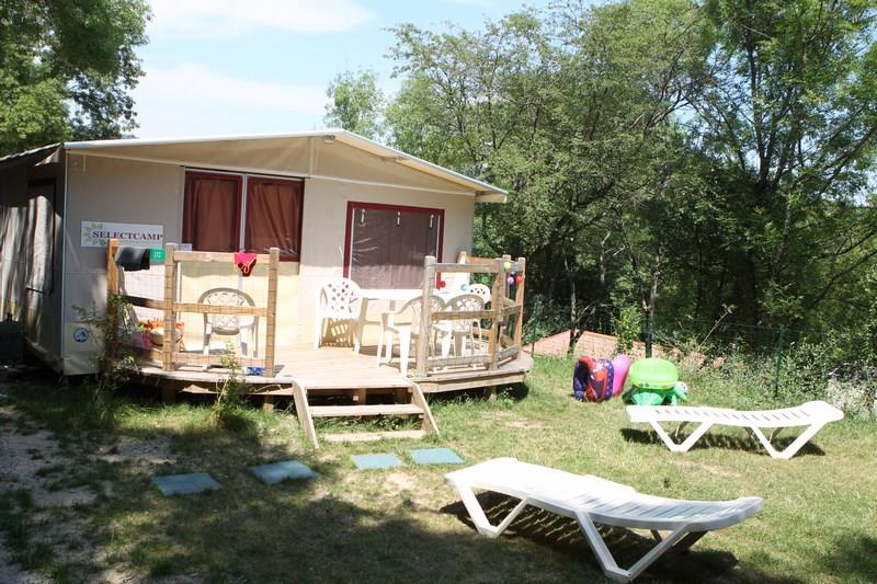 Location - Tente Lodge 27M² 2Ch. – 4 Adultes + 1 Enfant - Ardèche Camping