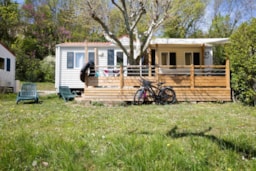 Huuraccommodatie(s) - Mobil-Home Grand Confort Bleu *** 32M² 3Ch. - 6Pers. - Camping Sandaya Les Jardins de Privas