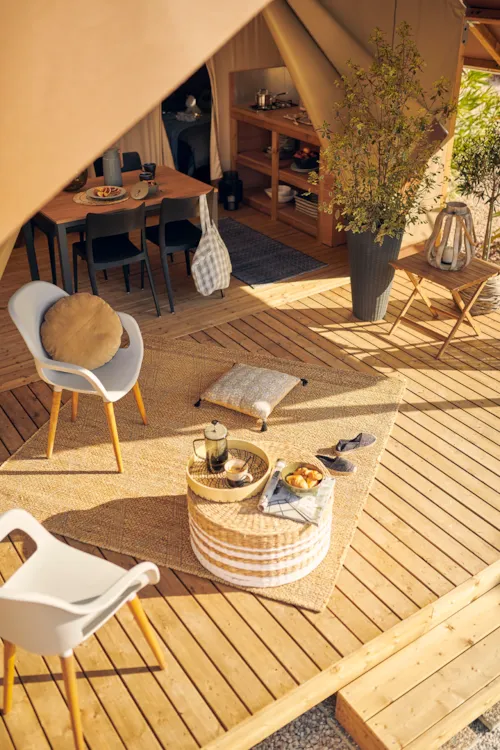 Location - Tente Wood ** | ( 4 Adultes Maximum) - image n°5 - Camping Sandaya Les Jardins de Privas