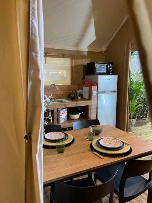 Accommodation - Jungle Lodge *** | (Maximum 4 Adults) - image n°3 - Camping Sandaya Les Jardins de Privas